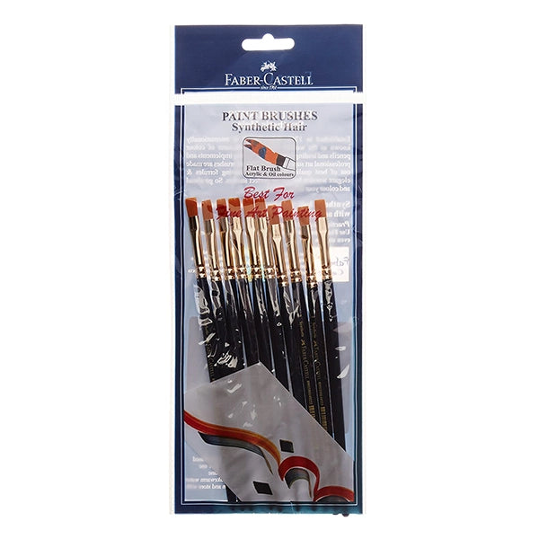 FC-Paint Brush - Synth Hair Flat Size 2 Pack-10 (1)